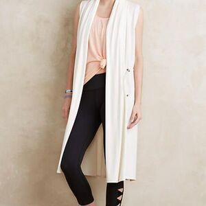 Anthropologie Cream Saturday Sunday Avasa Duster Maxi Cardigan (Size S)